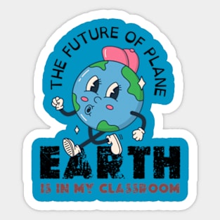 Teacher happy Earth day Everyday 2024  gift april 22 Rainbow Sticker